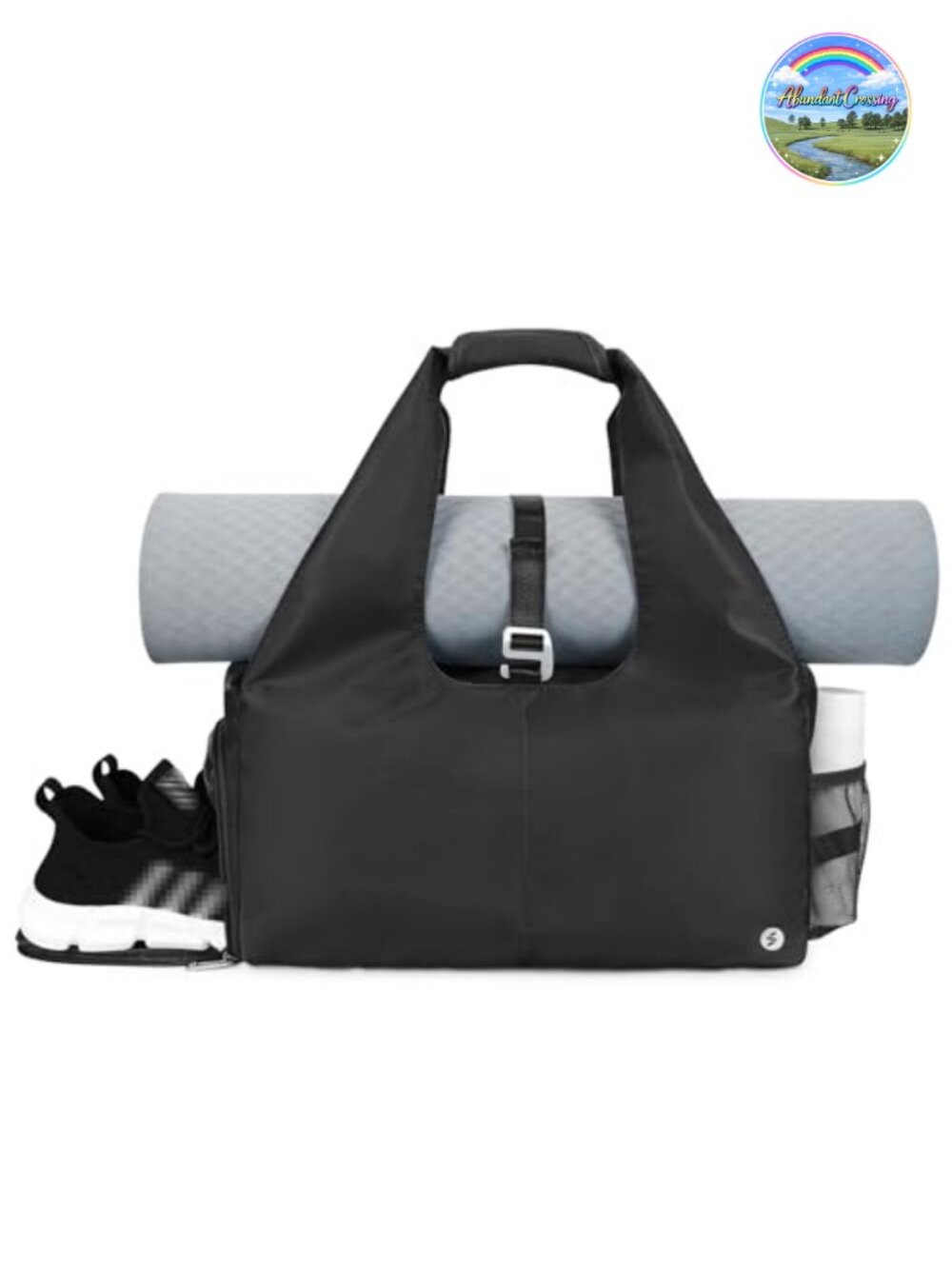 Yoga Mat Tote Gym Bag 20L Duffel Water Resistant Shoe Compartment
